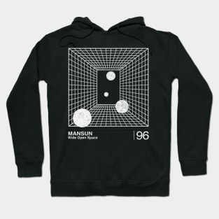 Wide Open Space / Minimalist Graphic Artwork Design Hoodie